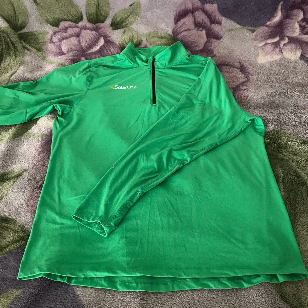 SolarCity Apparel Quarter-Zip Pullover Top